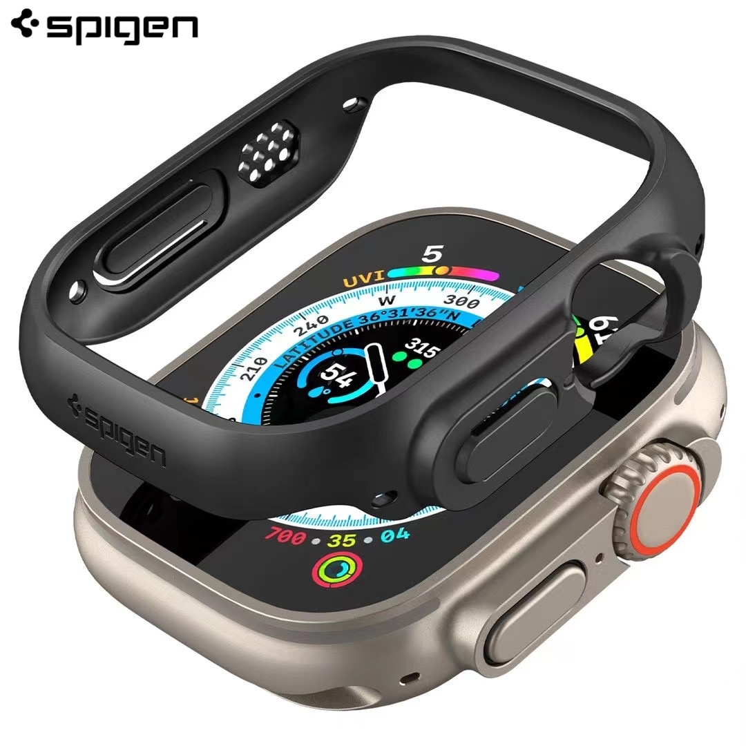 Watch Case Bumper - Spigen Thin Fit Case for Apple