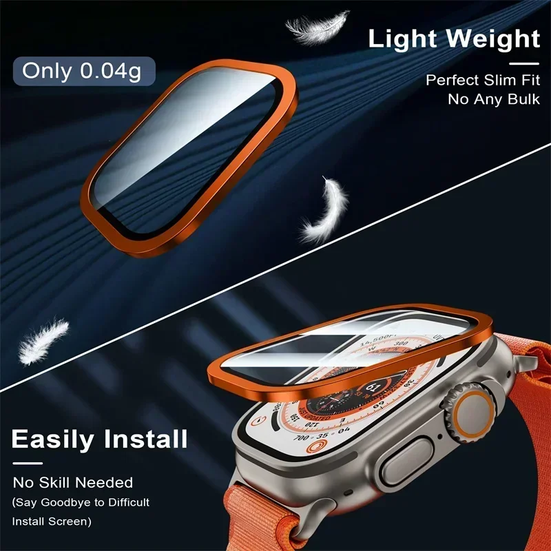 2PCS Titanium Metal Frame for  - Watch Case Bumper recension och pris