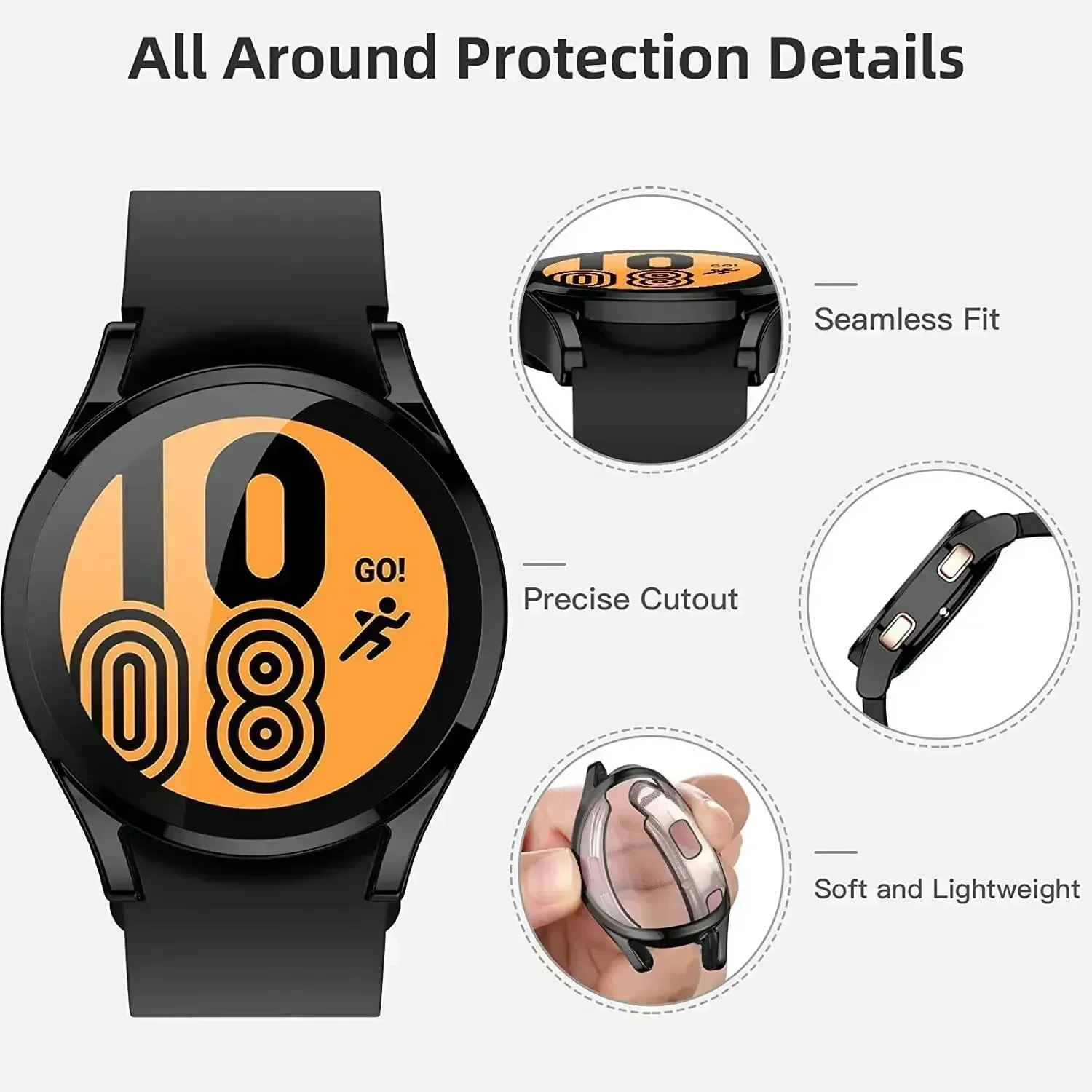 Case for Samsung Galaxy Watch  - Accessories For Galaxy Watch 5 recension och pris