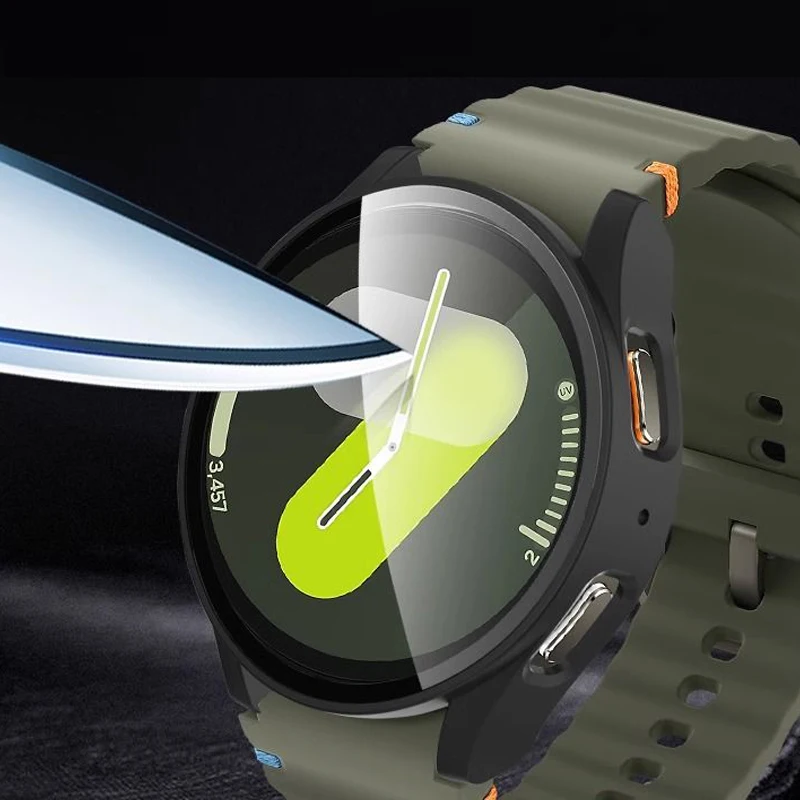 Tempered Glass+Case for Samsun - Accessories For Galaxy Watch 5 recension och pris