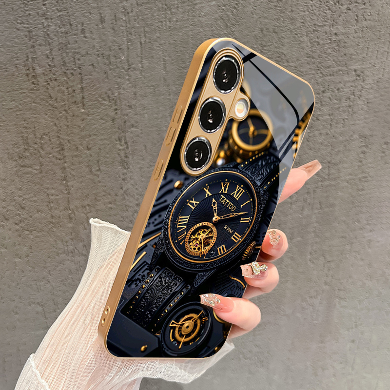 Mechanical Gold Watch Pattern  - Watch Case Bumper recension och pris