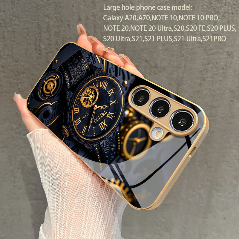 Mechanical Gold Watch Pattern  - Watch Case Bumper recension och pris