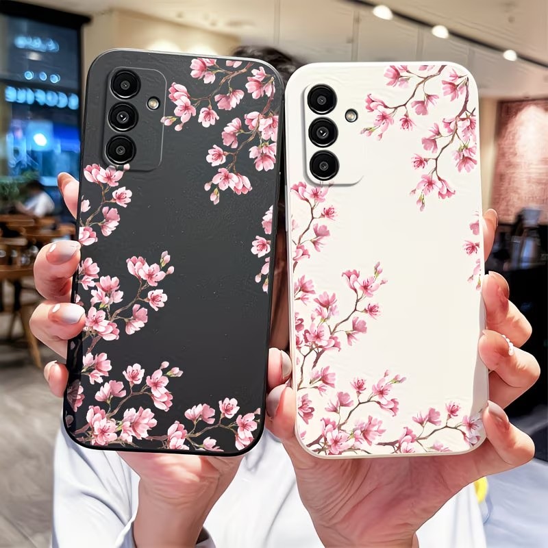 Pink Cherry Blossom Branch Pri - Samsung Galaxy A55 recension och pris