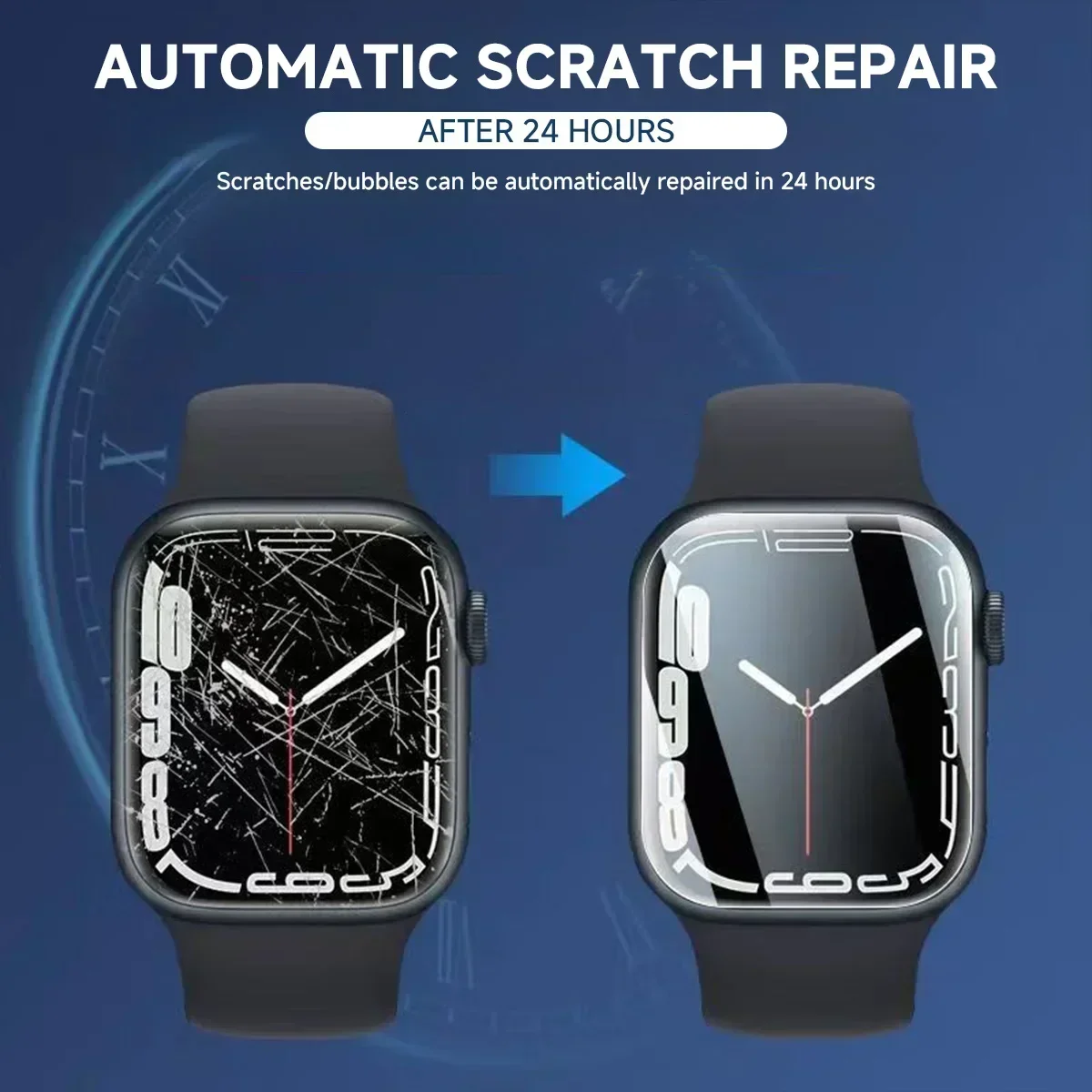 2-5pcs Hydrogel Film For Apple - Watch Case Bumper recension och pris