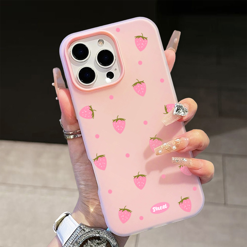 Sweet Pink Strawberry Pattern  - Xiaomi Redmi Note 14 recension och pris