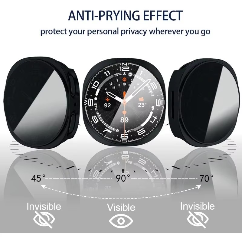 Privacy Glass+Case For Samsung - Samsung Smartwatch Ultra Accessories recension och pris