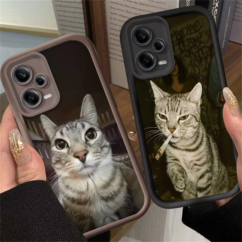 Trendy Cat Smoking Phone Case  - Xiaomi Redmi Note 14 recension och pris
