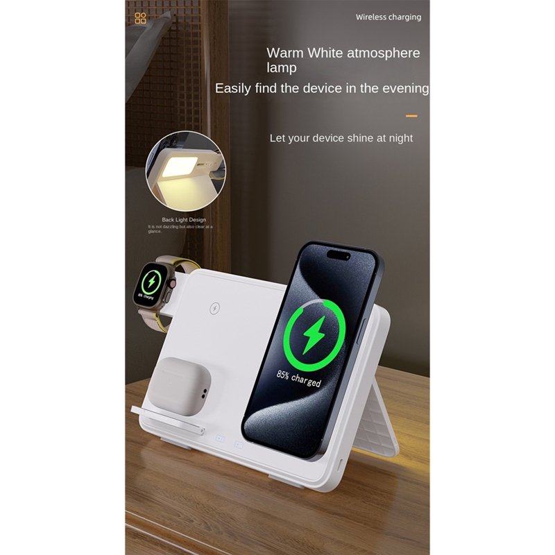 Wireless Charging Dock with LE - Watch Charging Dock recension och pris