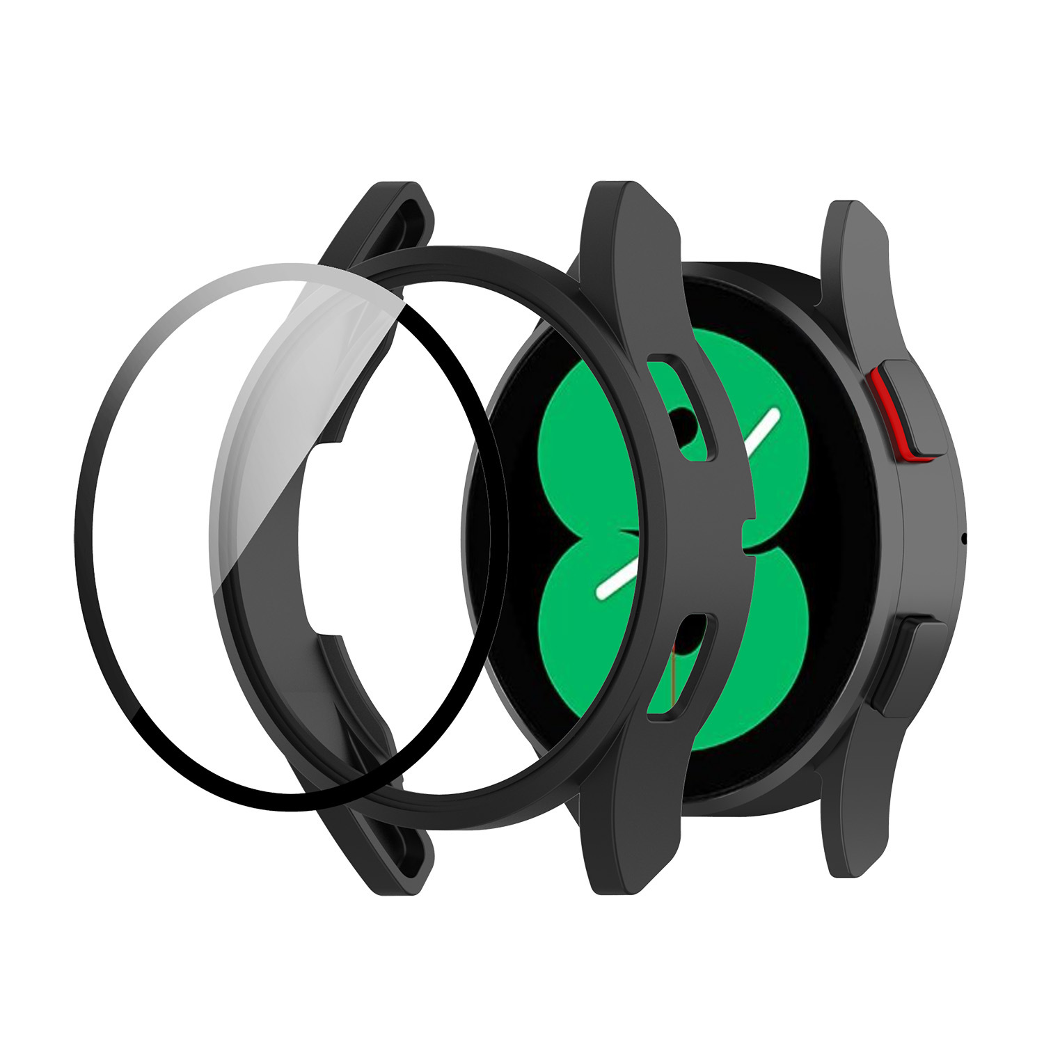Glass+Case for samsung Galaxy  - Accessories For Galaxy Watch 5 recension och pris