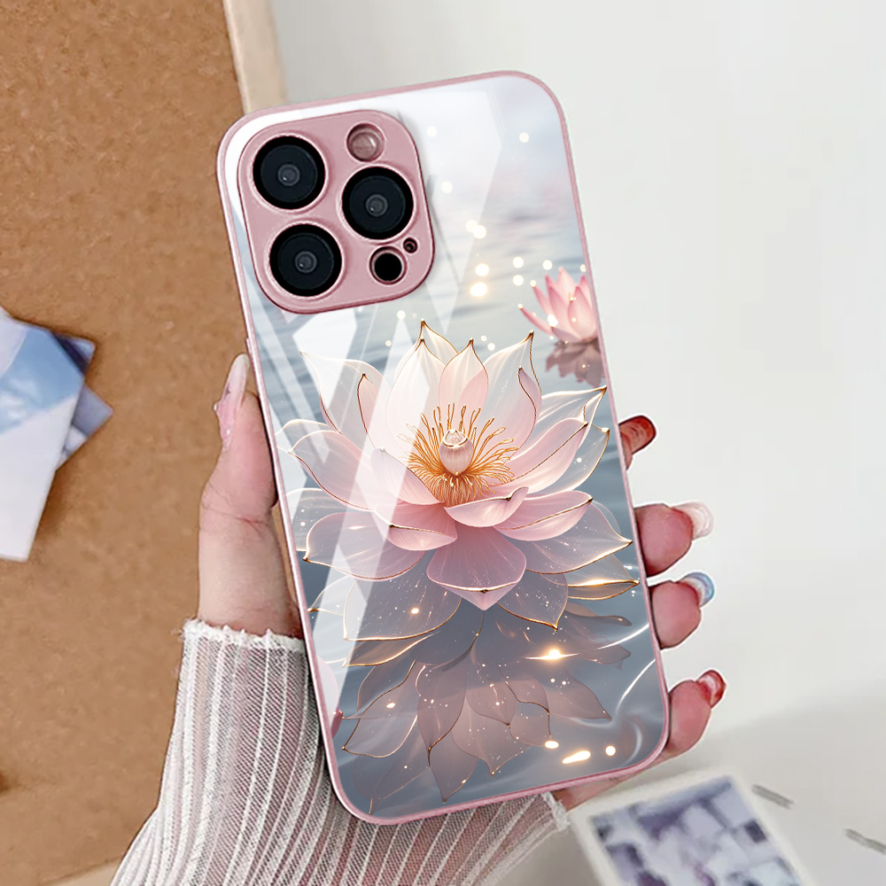 Lotus Flower Phone Case For iP - Screen Protector Film recension och pris