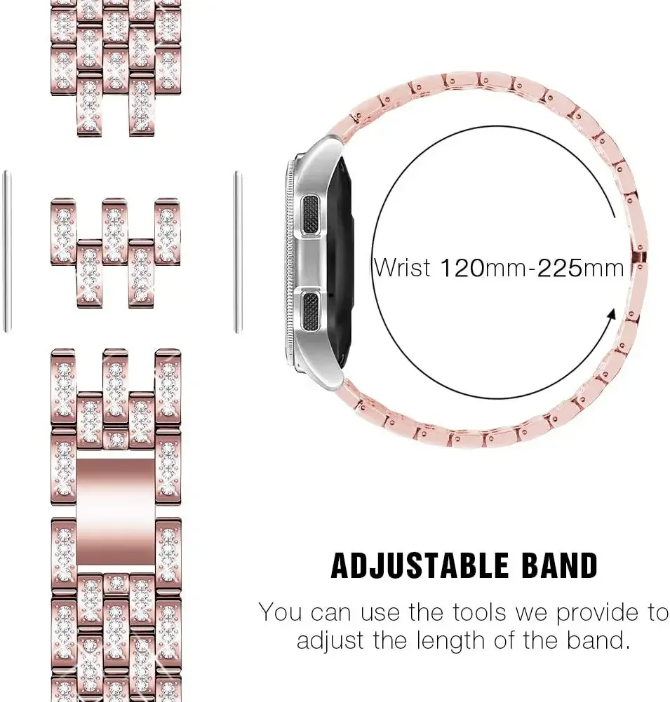 20mm 22mm Diamond Band for Sam - Titan Smartwatch Accessories recension och pris