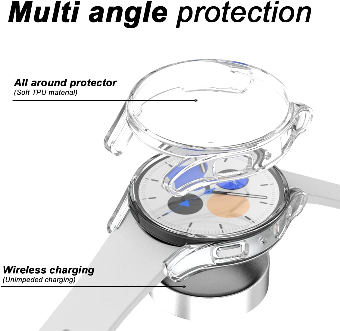 TPU Protective Case for Samsun - Accessories For Galaxy Watch 5 recension och pris
